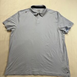 RHONE Mens XL Blue Commuter Polo Shirt Short Sleeve Performance‎ Stretch Golf